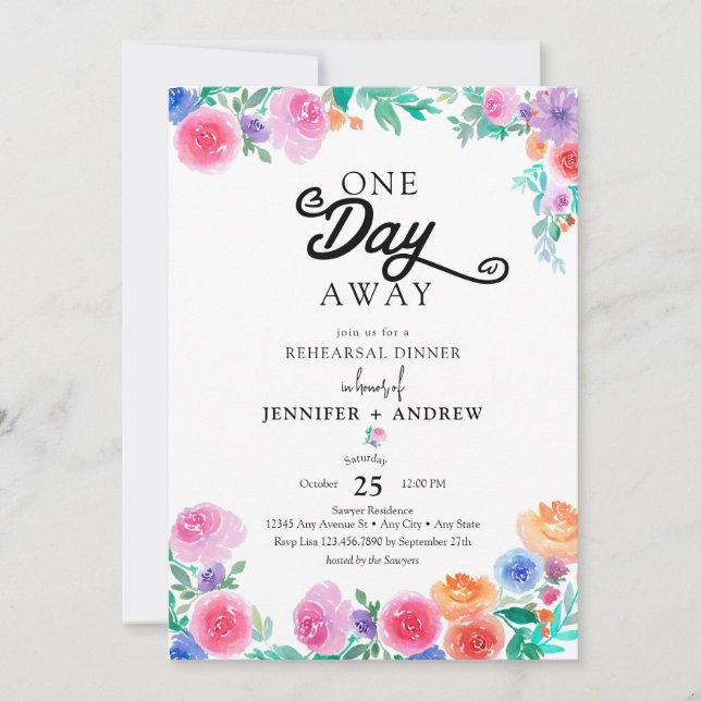 Convites Festa | Flores Mexicanas | Jantar de Ensaios (Frente)