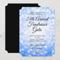 Festa Formal de Arrecadação Corporativa Luzes Azui