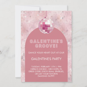 Convites Festa Galentine's Groove