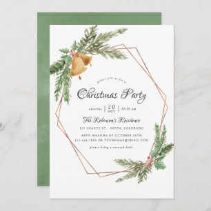 Convites Festa Geométrica de Natal da Aquarela