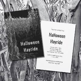 Convites Festa Gothic Cornfield Halloween Hayride