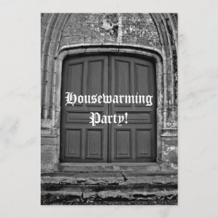 Convites Festa gótica de inauguração