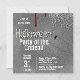 Convites Festa Halloween Bones da Gravestone Morta