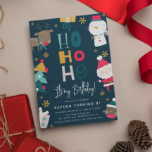 Festa Infantil 'Ho Ho Ho É Meu Aniversário!'