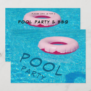 Convites Festa Legal na Piscina