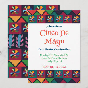 Convites Festa Mexicana Cinco De Mayo