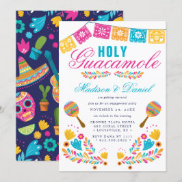 Convites Festa Mexicana Floral Maraca Festa de Noivado