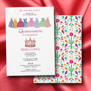 Convites Festa Mexicana Quinceañera 15ª Princesa Aniversári