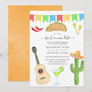 Convites Festa Mexicana Taco 'sobre um novo casamento de da