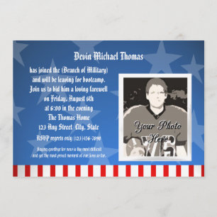 Convites Festa Militar indo embora