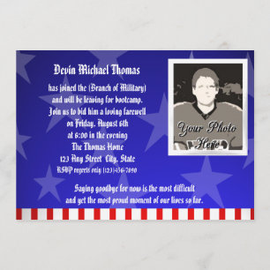 Convites Festa Militar indo embora