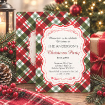 Festa Moderna de Natal Xadrez Tartan e Versículo B