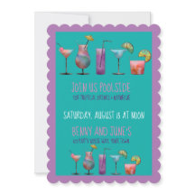 Festa na Piscina e Drinks Tropicais