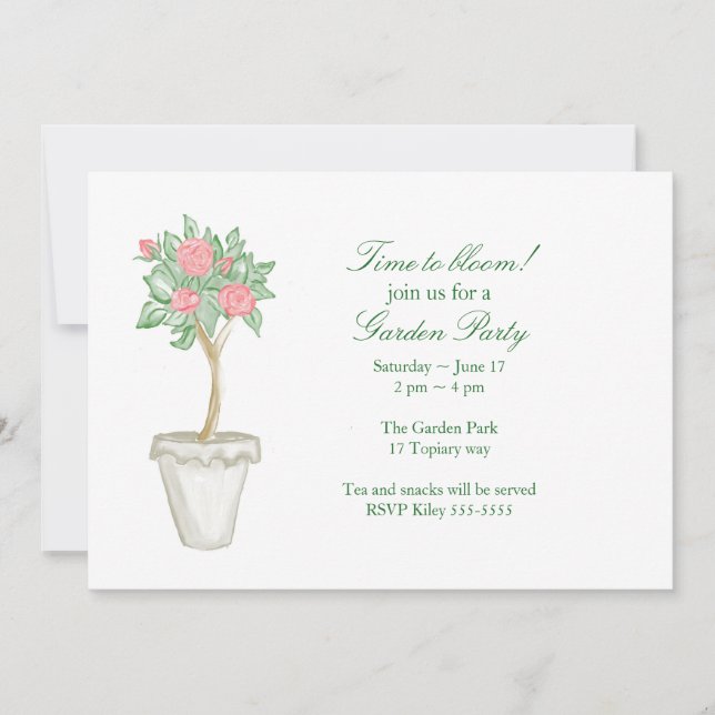 Convites Festa no Jardim (Frente)