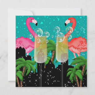 Convites Festa no Paraíso com Luzes Brilhantes - SRF