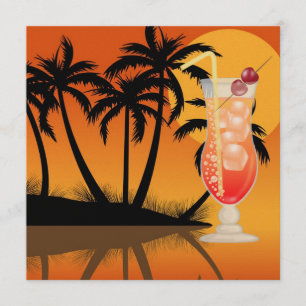 Convites Festa no PARAÍSO / Luau - SRF