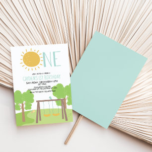 Convites Festa no primeiro aniversario de Park Playground