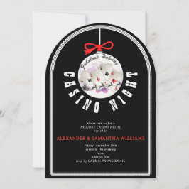 Convites Festa Noite de Poker do Casino Blackjack em Vegas