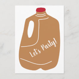 Convites Festa Padrão do Apple Cider Jug Fall