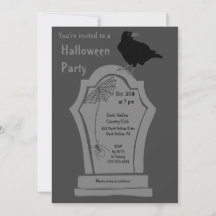 Festa Personalizada de Halloween do Tombstone Head