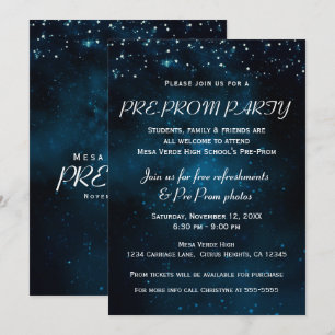 Convites Festa Pré Baile Encantado Céu Estrelado Noturno