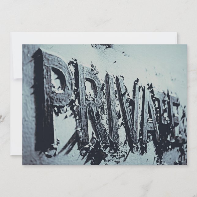 Convites Festa Privada de Homens (Frente)