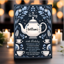 Festa Real Chic Adulto Fada Fada de Tea 60º Aniver