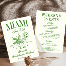Festa Retro Moderna de Bach em Miami Verde e Amare