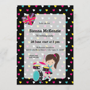 Convites Festa Rockstar