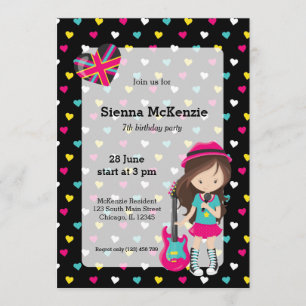 Convites Festa Rockstar