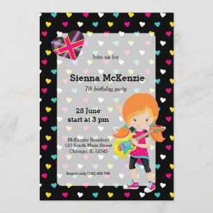 Convites Festa Rockstar