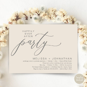 Convites Festa Romântica de Casamento com Jantar de Fuga Ro