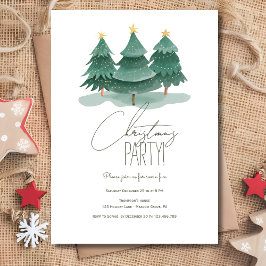 Convites Festa simples de natal