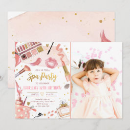 Convites Festa Spa Glitz Glam Glamor Girl Makeday 
