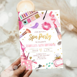 Convites Festa Spa Glitz Glam Glamor Girl Makeday