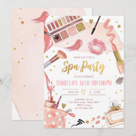 Convites Festa Spa Glitz Glam Glamor Girl Makeday 