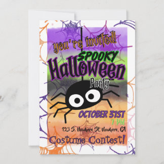 Convites Festa Spooky Halloween