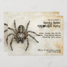 Convites Festa Spooky Spider HALLOWEEN!