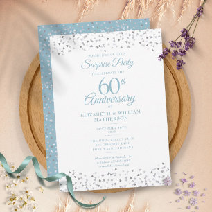 Convites Festa Surpresa 60º Aniversário Corações de Amor