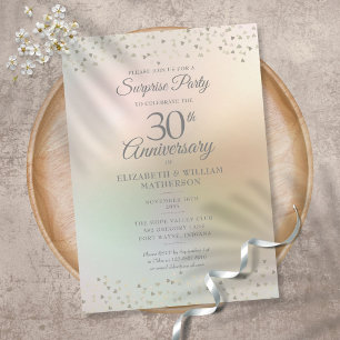 Convites Festa Surpresa de 30 Anos de Casamento