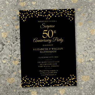 Convites Festa Surpresa de 50 Anos de Casamento