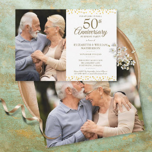 Convites Festa Surpresa de 50 Anos de Casamento 2 Fotos