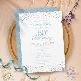 Convites Festa Surpresa de 60º Aniversário Corações de Amor