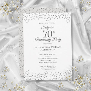 Convites Festa Surpresa de 70 anos de Casamento