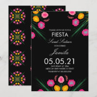Festa Sweet 16 Desenho Floral Mexicano Borboletas