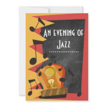 Festa temática de Jazz Blues com lousa