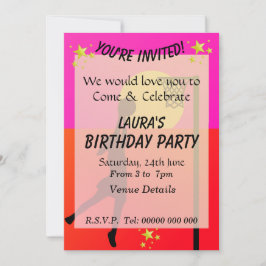 Convites Festa Temática de Netball Esportiva