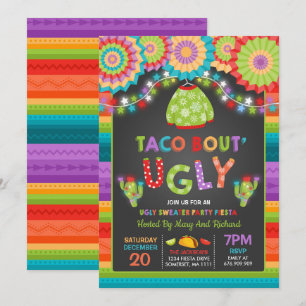 Convites Festa Ugly Sweater Convide Fiesta Taco Bout Ugly