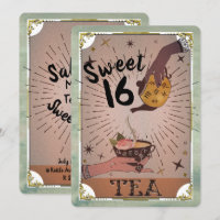 Festa Vintage Chá Tarot Bule Bruxa Doce 16 Anos Em