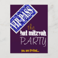 Festa VIP de Bar Mitzvah Bat Mitzvah roxa e azul